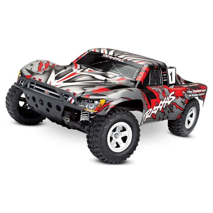 Traxxas Slash 4x4 Short Course Remote Control RC Truck, 2WD, 1/10 Scale, Red