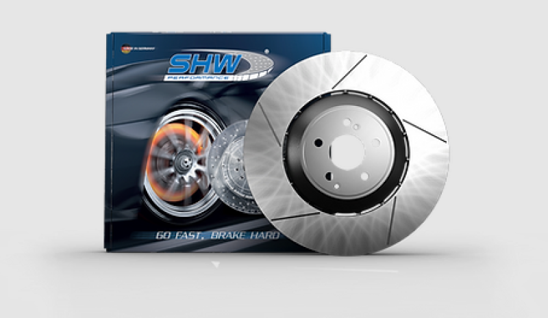 SHW 10-16 Porsche Panamera Turbo 4.8L w/o Ceramics Left Front Slotted LW Brake Rotor (298615301C) PFL49725