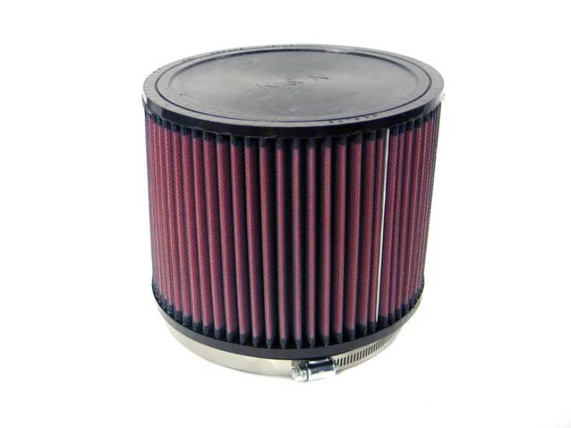 K&N Universal Rubber Filter 6in FLange ID / 7.5in OD / 6in Height / Round Straight RU-3060