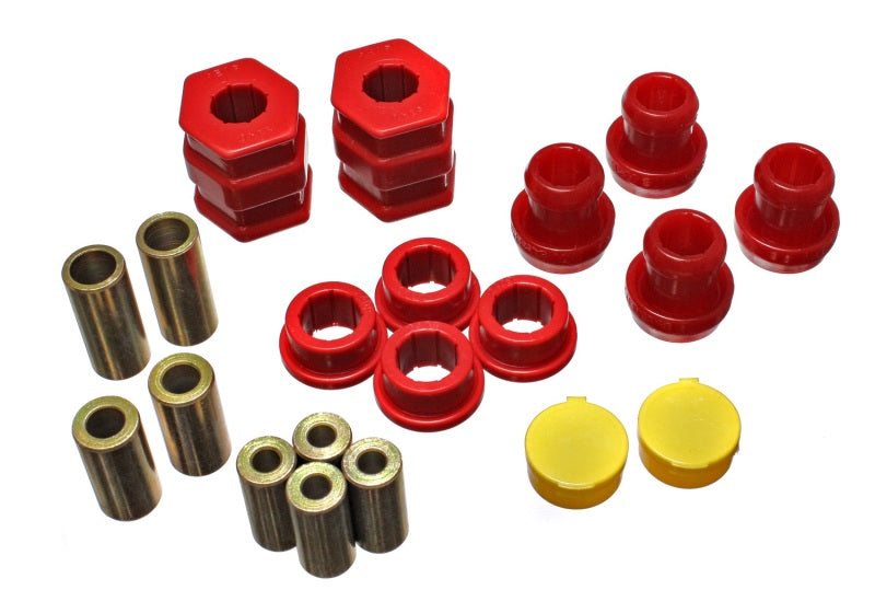 Energy Suspension 96-00 Honda Civic/CRX Red Front Control Arm Bushing Set 16.3114R