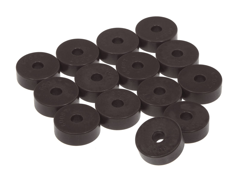 Prothane 55-73 compatible with Jeep CJ5 Body Mount 14 Bushing Kit Black 1-101-BL