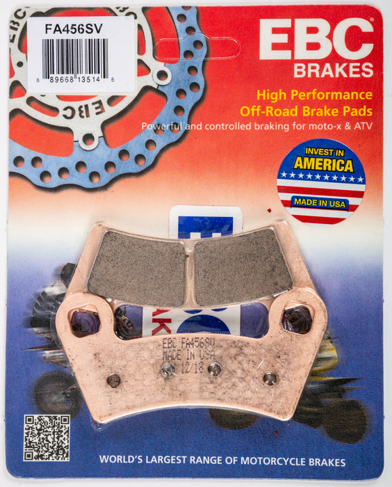 EBC Brakes FA456SV SV Series Severe Duty Disc Brake Pads, black, 1x1x1