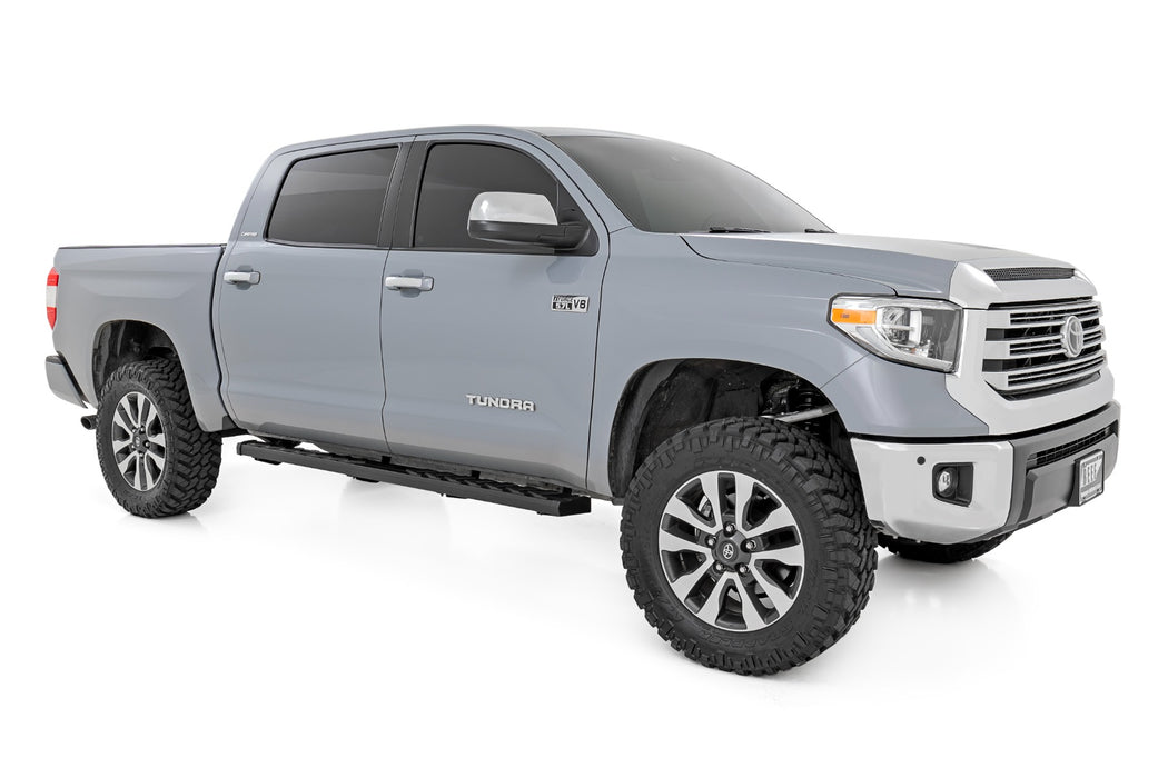 Rough Country BA2 Running Boards Side Step Bars Crew Cab Fits toyotaTundra (2007-2021)