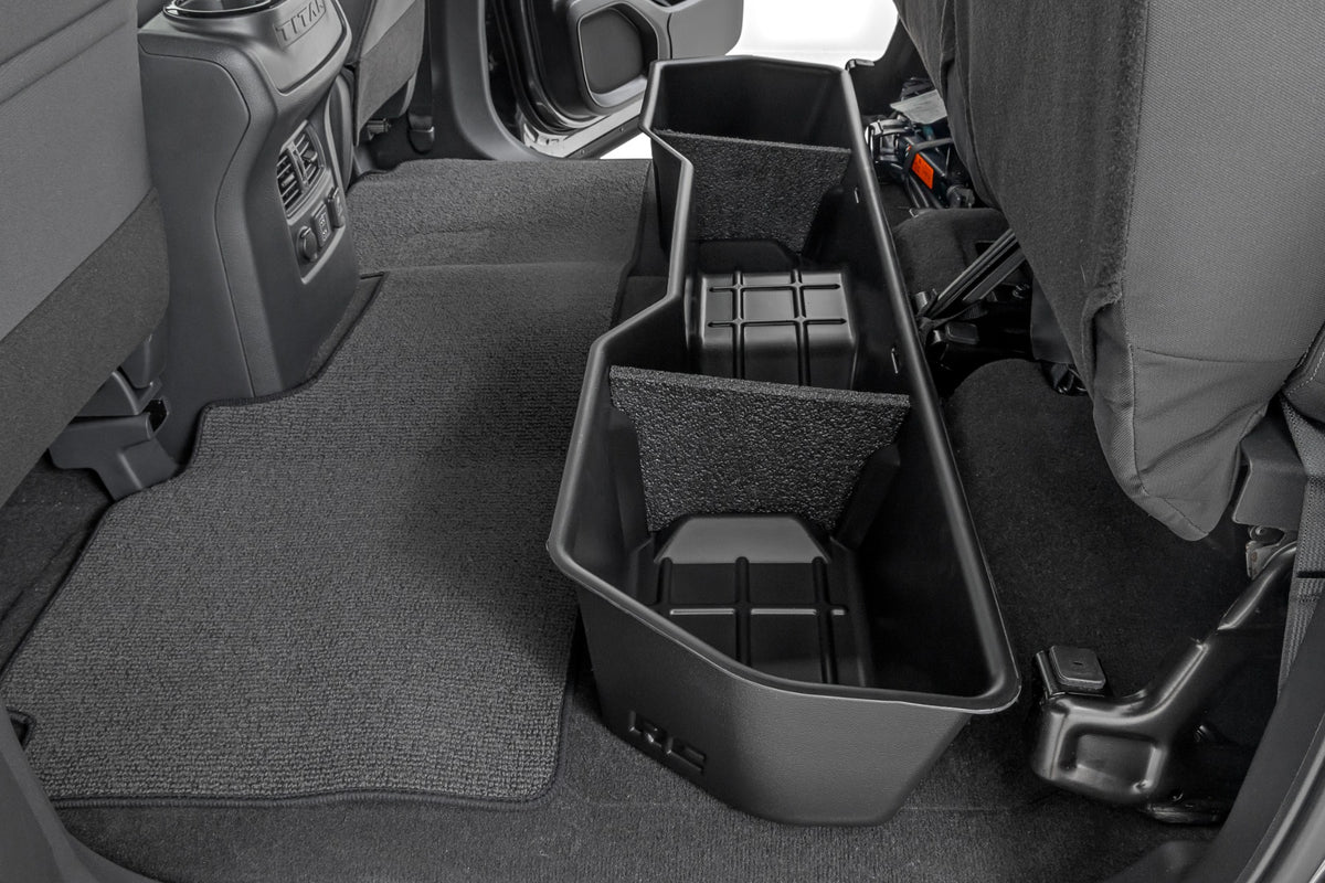 Rough Country Underseat Storage | Crew Cab | Fits Nissan Titan (2005-2023) RC09705