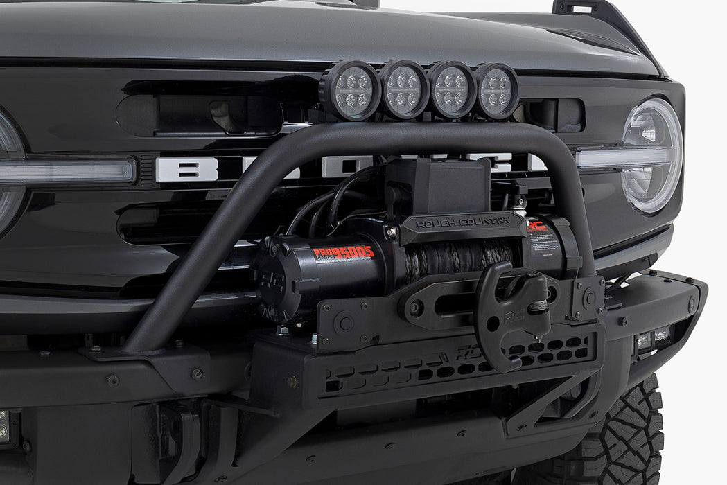 Rough Country Safari Bar 12" Led Light Bar Black Dual Row Oe Modular Steel Ford Bronco (21-23) 51118