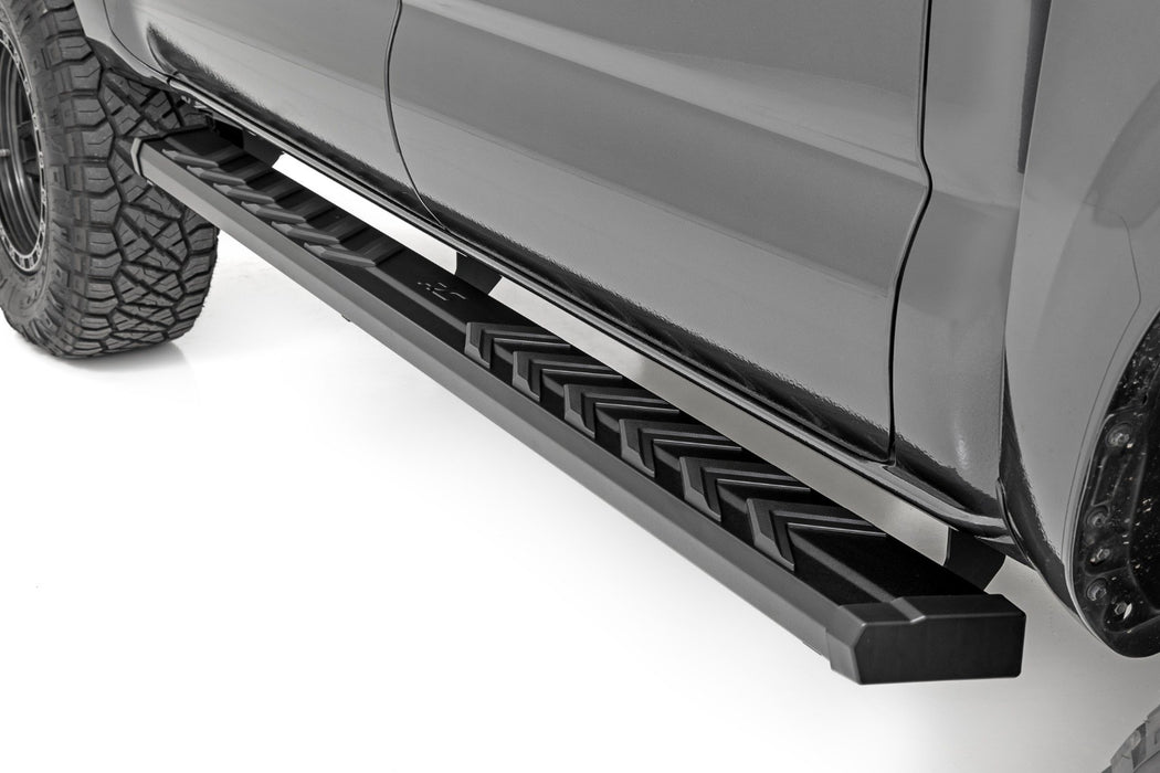 Rough Country BA2 Running Boards Side Step Bars Double Cab Fits toyotaTacoma (2005-2023)