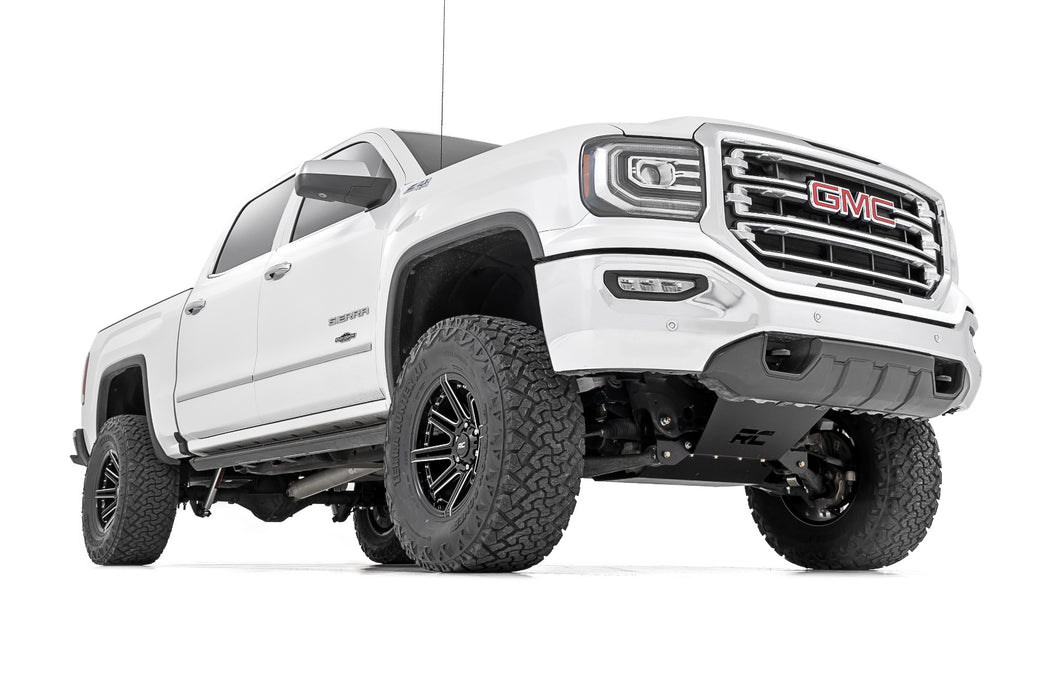 Rough Country 7 Inch Stamped Steel Lca Lift Kit Forged Uca Bracket N3 Struts Chevy/fits gmc 1500 (16-18) 11633