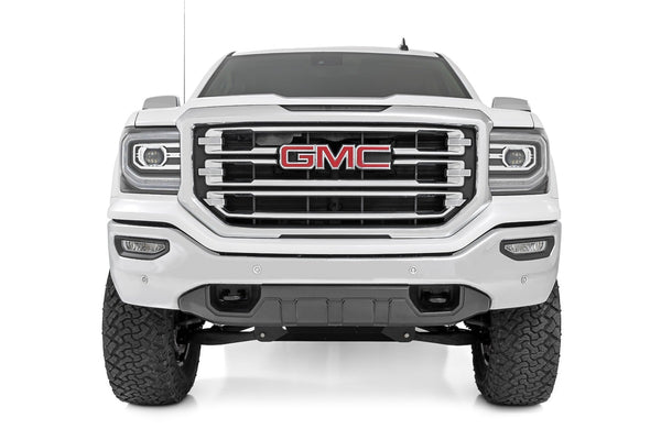 Rough Country 7 Inch Stamped Steel Lca Lift Kit Forged Uca Bracket M1 Struts/M1 Fits Chevy/GMC 1500 (16-18) 11640