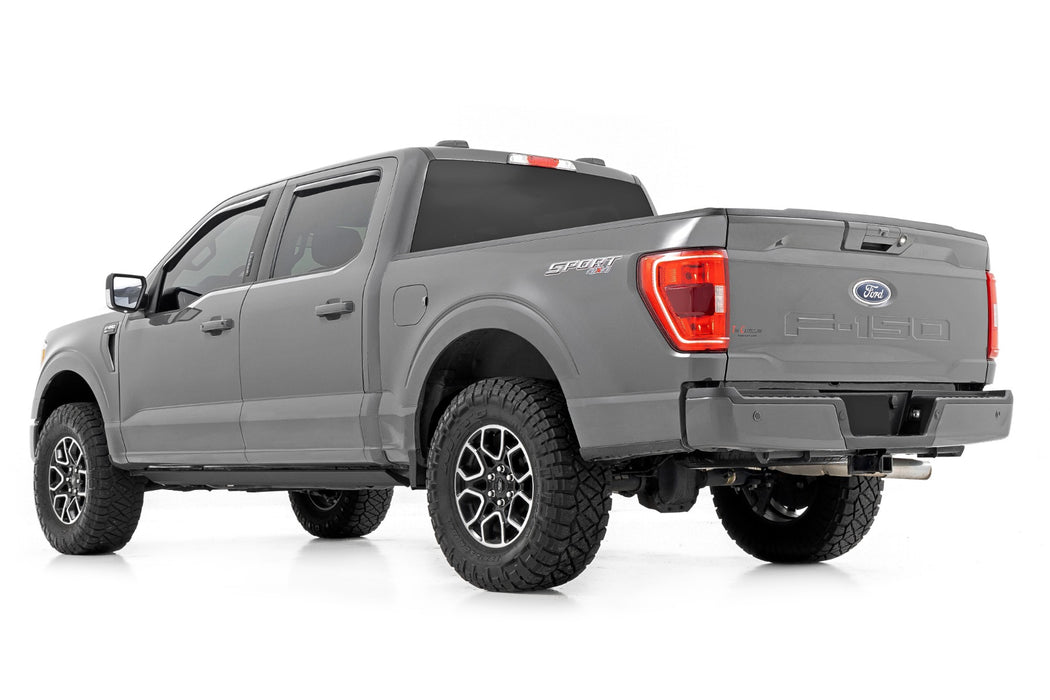 Rough Country Power Running Boards Lighted Crew Cab Ford F-150/F-150 Lightning/Raptor/Super Duty (15-23) PSR71520