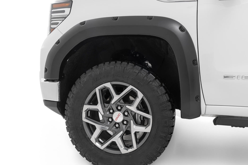 Rough Country Pocket Fender Flares Gan Silver Ice Metallic fits gmc Sierra 1500 (19-23) F-C11950A-GAN