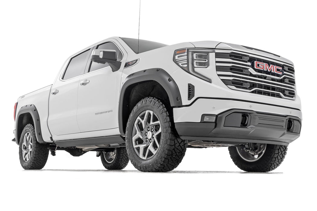 Rough Country Pocket Fender Flares Gan Silver Ice Metallic fits gmc Sierra 1500 (19-23) F-C11950A-GAN