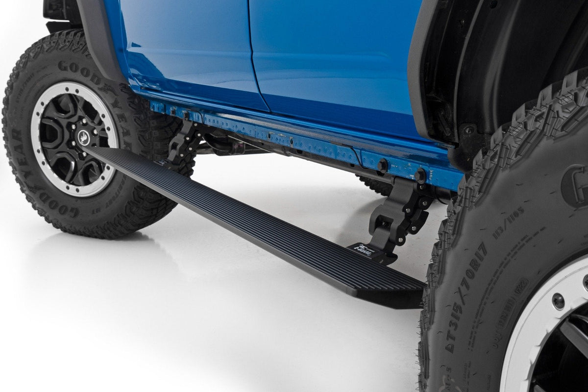 Rough Country Power Running Boards Lighted 4 Door Fits Ford Bronco 4WD (21-23) PSR51330