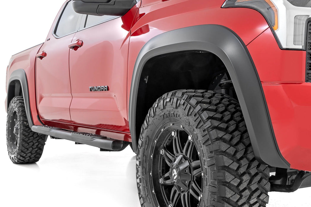Rough Country Sport Style Fender Flare Black Fits toyotaTundra 2WD/4WD (2022-2023)