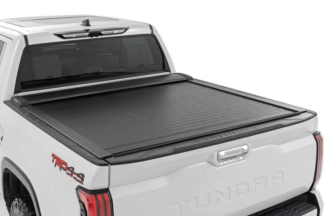 Rough Country Retractable Bed Cover 5'7" Bed Fits toyotaTundra (2022-2023)