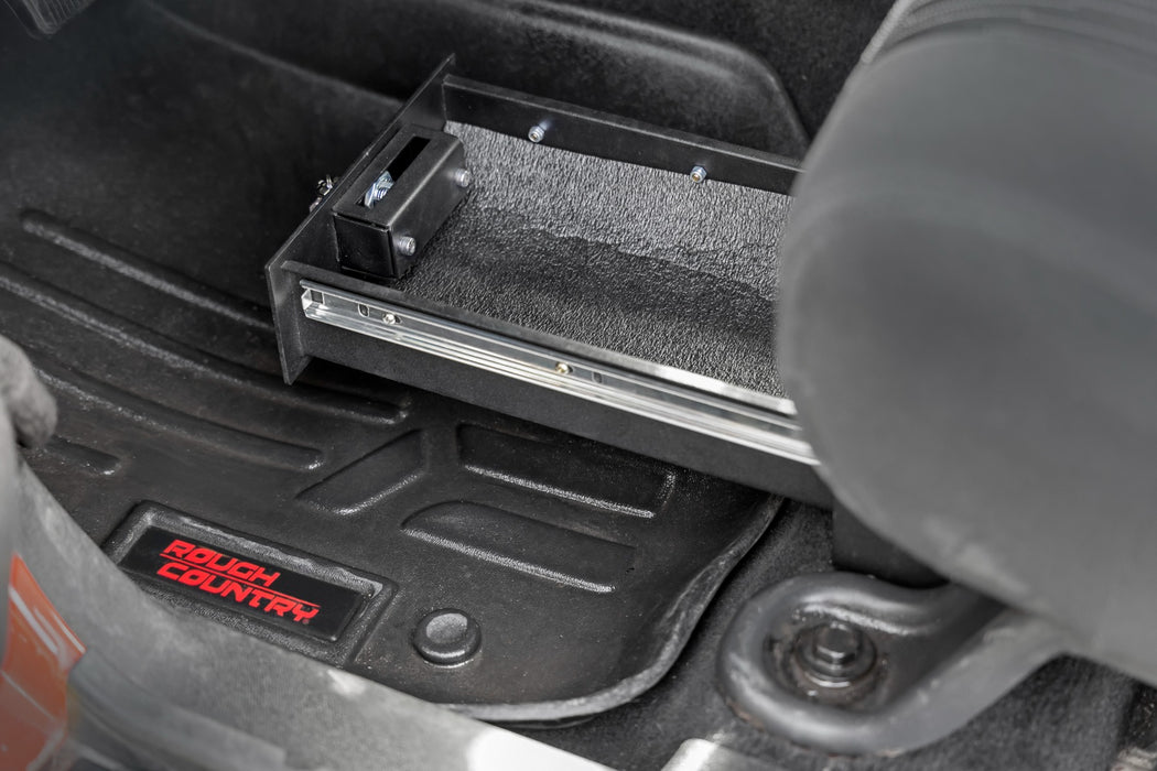 Rough Country Storage Box Under Seat compatible with Jeep Wrangler Jk (2007-2018) 99035