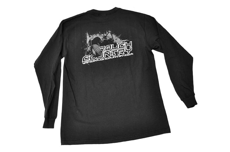 Rough Country T-Shirt Long Sleeve Black Size Sm 84026LS