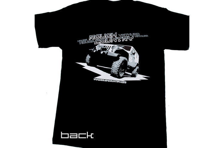 Rough Country T-Shirt Black Size Md 84027