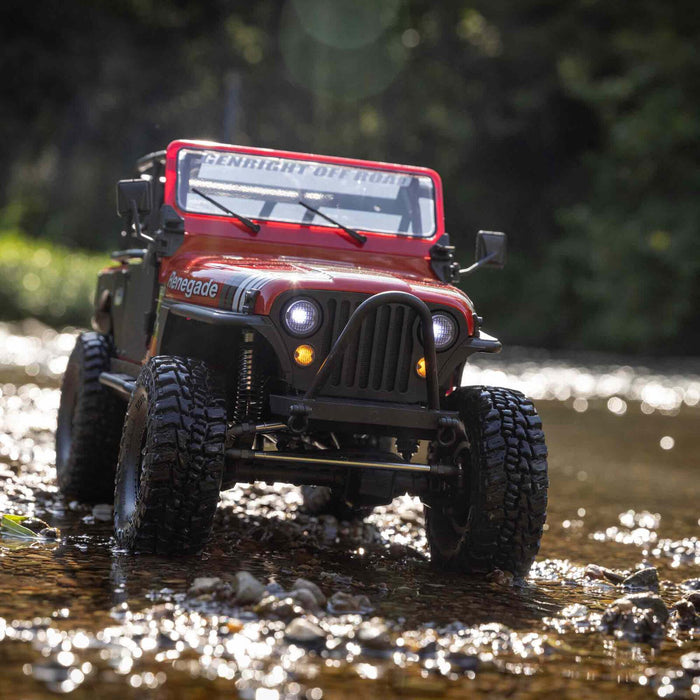 Axial 1/10 SCX10 III compatible with Jeep CJ-7 4WD BRUSHED RTR, RED