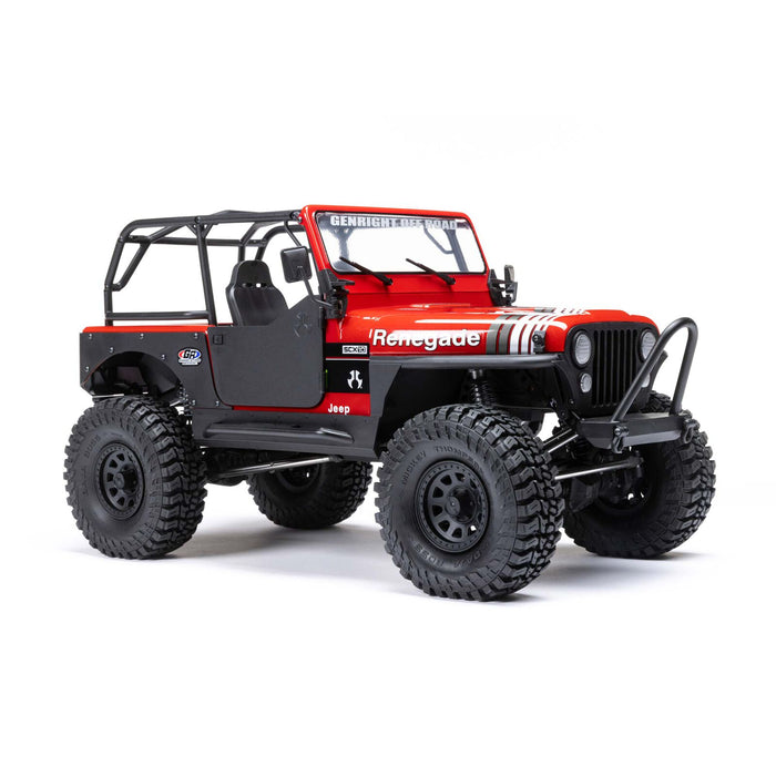 Axial 1/10 SCX10 III compatible with Jeep CJ-7 4WD BRUSHED RTR, RED