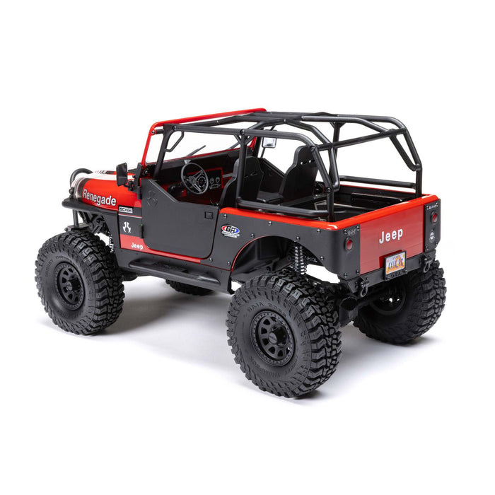 Axial 1/10 SCX10 III compatible with Jeep CJ-7 4WD BRUSHED RTR, RED