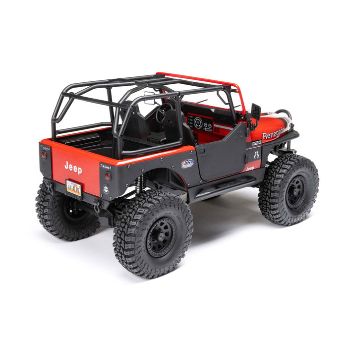 Axial 1/10 SCX10 III compatible with Jeep CJ-7 4WD BRUSHED RTR, RED