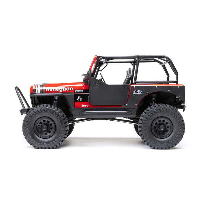 Axial 1/10 SCX10 III compatible with Jeep CJ-7 4WD BRUSHED RTR, RED