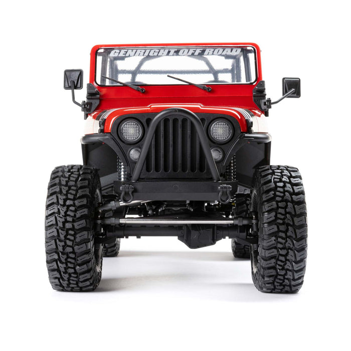 Axial 1/10 SCX10 III compatible with Jeep CJ-7 4WD BRUSHED RTR, RED