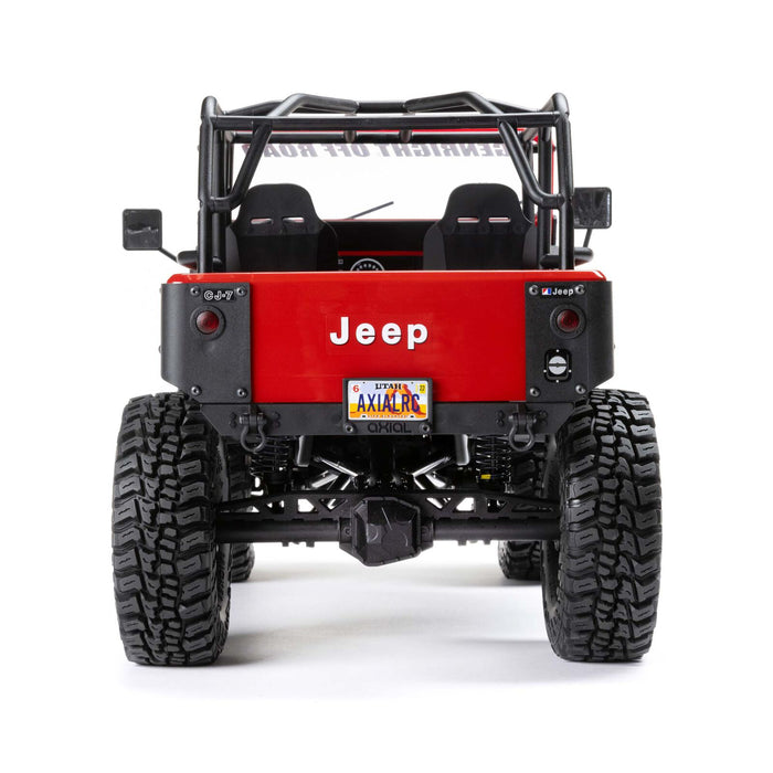 Axial 1/10 SCX10 III compatible with Jeep CJ-7 4WD BRUSHED RTR, RED