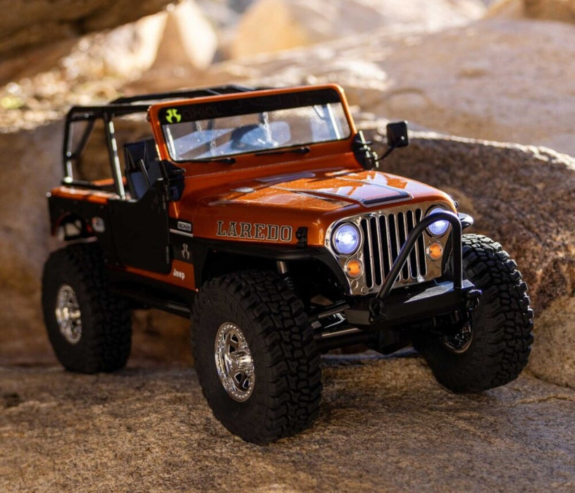 1/10 SCX10 III Jeep CJ-7 4X4 RTR Brushed Rock Crawler, Copper
