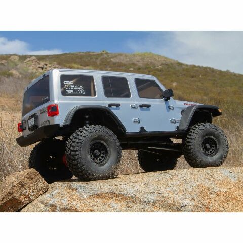 Axial Rc Truck 1/6 Scx6 compatible with Jeep Jlu Wrangler 4Wd Rock Crawler Rtr (Batteries