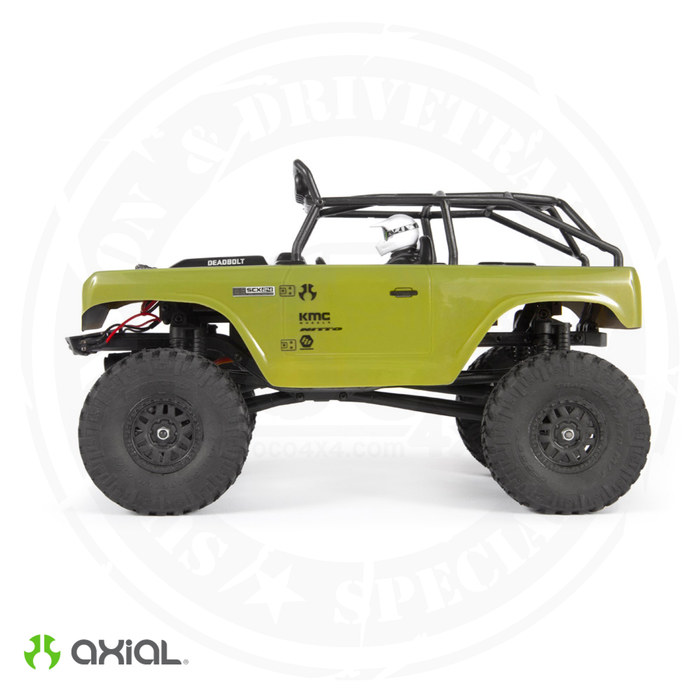 Axial 1/24 SCX24 Deadbolt 4 Wheel Drive Rock Crawler Brushed RTR Ready to Run Red AXI90081T1 Trucks Electric RTR Other