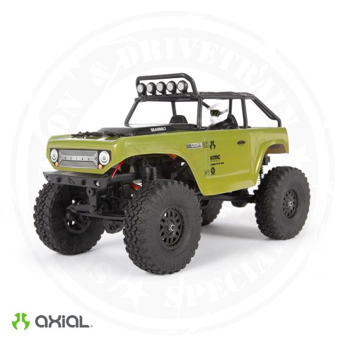 Axial 1/24 SCX24 Deadbolt 4 Wheel Drive Rock Crawler Brushed RTR Ready to Run Red AXI90081T1 Trucks Electric RTR Other