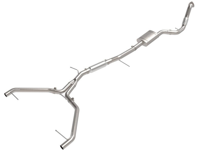 aFe 20-21 Audi A4 L4-2.0L (t) MACH Force-Xp 3in to 2-1/2in Stainless Steel Cat-Back Exhaust System 49-36446