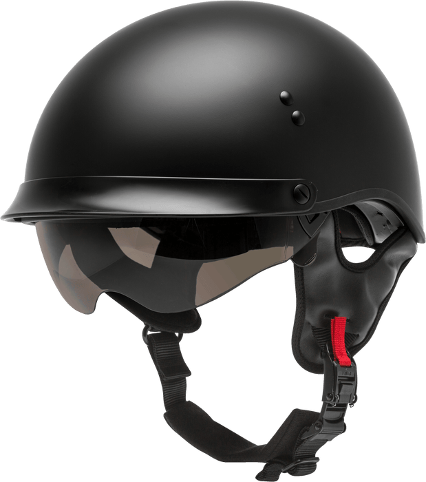 GMAX HH-65 Naked DOT Approved Half Helmet for Motorcycle, Moped, Scooter and More