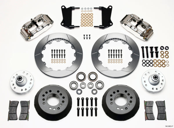 Wilwood Narrow Superlite 6R Front Hub Kit 12.88in Polished 67-69 Camaro 64-72 Nova Chevelle 140-9803-P