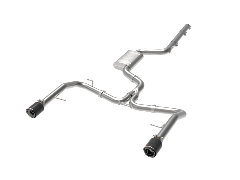 afe 19-21 VW Jetta GLI (MKVII) L4-2.0L (t) MACH Force-Xp 304 SS Cat-Back Exhaust System Carbon Tips 49-36432-C