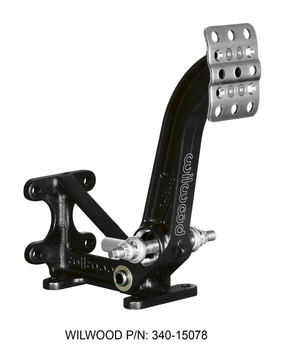 Wilwood Adjustable-Trubar Brake Pedal Dual MC Floor Mount 6:1 340-15078