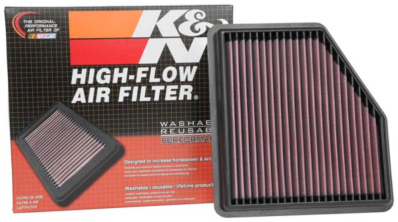 K&N 2019 Compatible with Nissan Altima 2.5L F/I Drop In Replacement Air Filter 33-5095