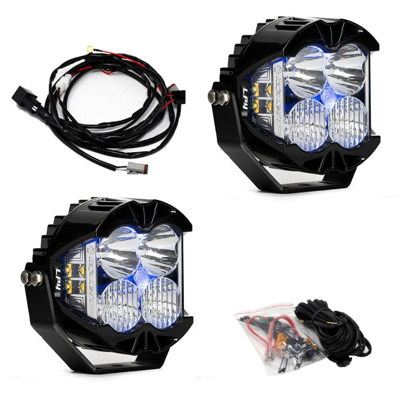 Baja Designs LP4 Pro Driving/Combo LED Blue Backlight (Pair) 297815