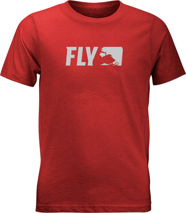 Fly Racing 352-0527YX Fly Youth Primary Tee Red Yx