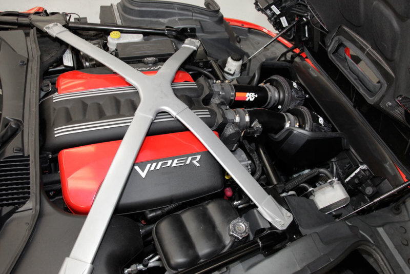 K&N 69 Series Typhoon Performance Intake Kit for 2013 Compatible with Dodge Viper/SRT Viper 8.4L V10 69-2528TTK