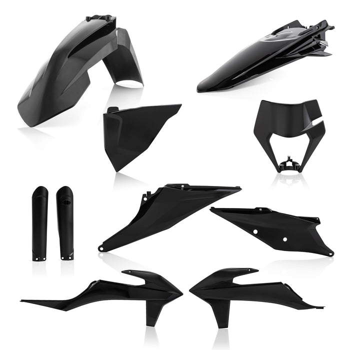 Acerbis Full Plastic Kits For Ktm - Black (2791540001), One Size