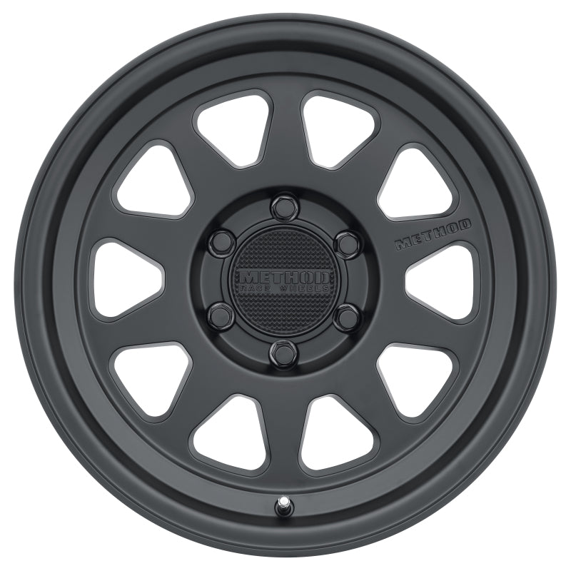 Method MR316 17x8.5 0mm Offset 6x135 87mm CB Matte Black Wheel MR31678516500