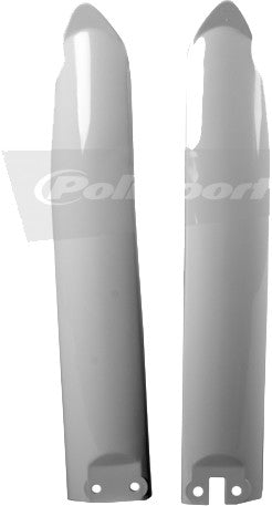 Polisport Fork Guards White For Kawasaki Kx125 Kx250 95-03