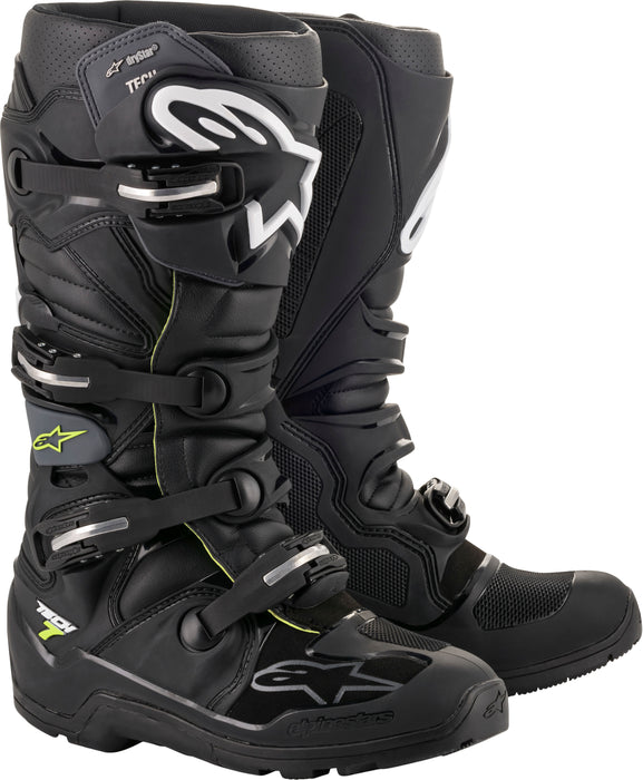 Alpinestars 2012620-106-13 Unisex-Adult Tech 7 Enduro Ds Boots Black/Grey Sz 13 (Multi, one_size)