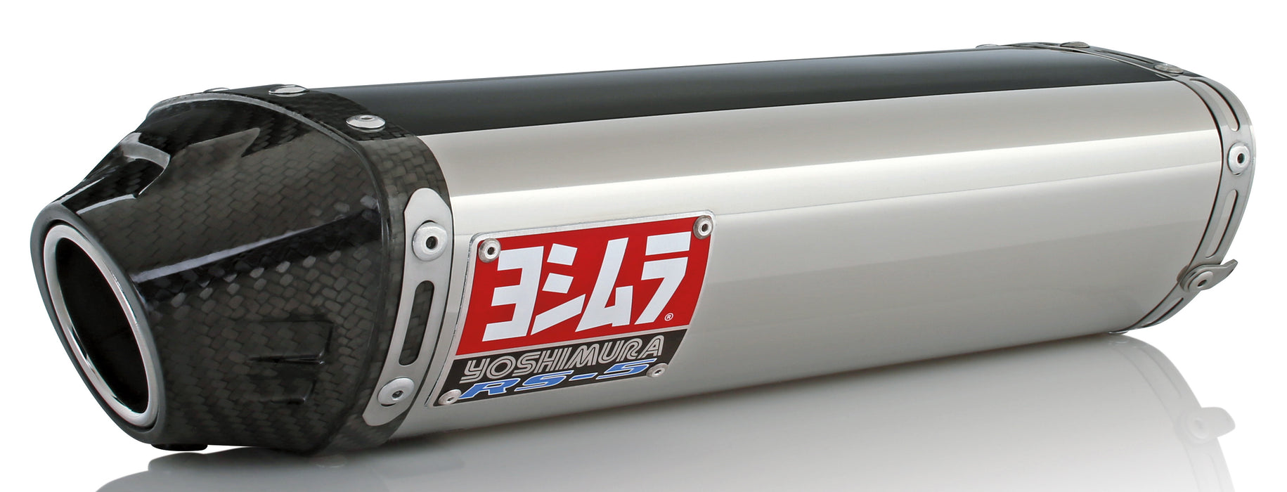 Yoshimura RS-5 Slip-On Exhaust (Street/Stainless Steel) Compatible with 07-08 Honda CBR600RR