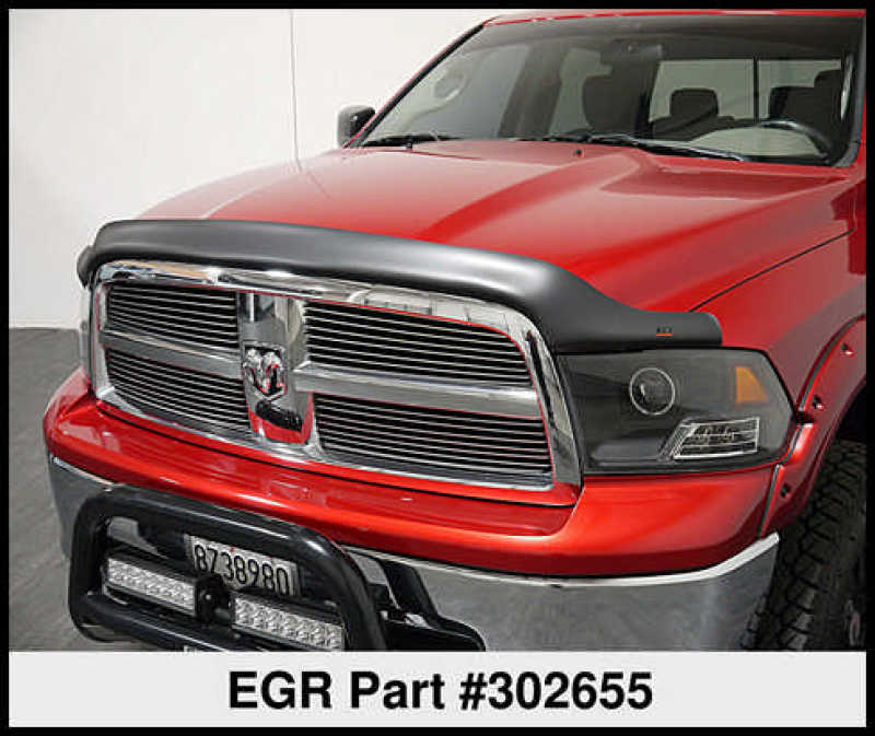 EGR 09-13 Compatible with Dodge Ram Pickup Superguard Hood Shield Matte (302655) 302655