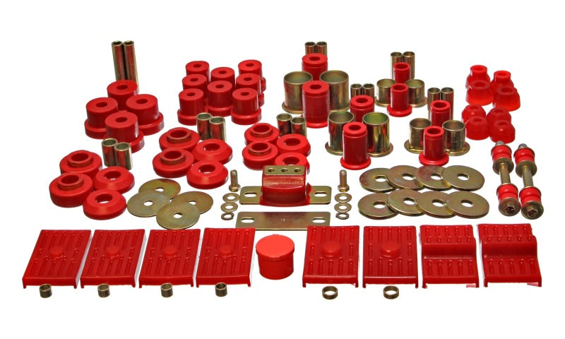 Energy Suspension 76-79 Firebird / 75-79 Nova Red Hyper-flex Master Bushing Set 3.18117R