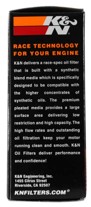 K&N Motorcycle Oil Filter: High Performance, Premium, Designed to be used with Synthetic or Conventional Oils: Fits Select Yamaha Vehicles, KN-146