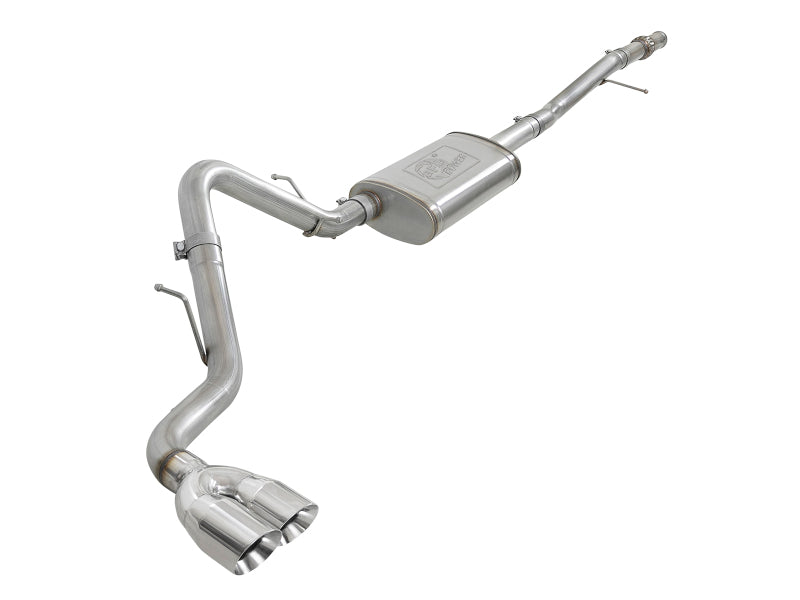 aFe Vulcan Series 3in 304SS Exhaust Cat-Back w/Pol Tip 2019 GM Silverado/Sierra 1500 V6-4.3L/V8-5.3L 49-34106-P